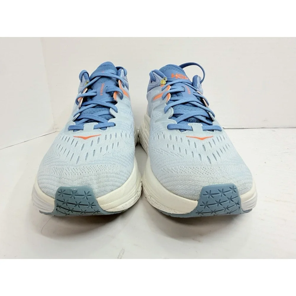 HOKA Gaviota 4 Women's 9B Blue Fog Plein Air Running Shoes 1123199 BFPA
